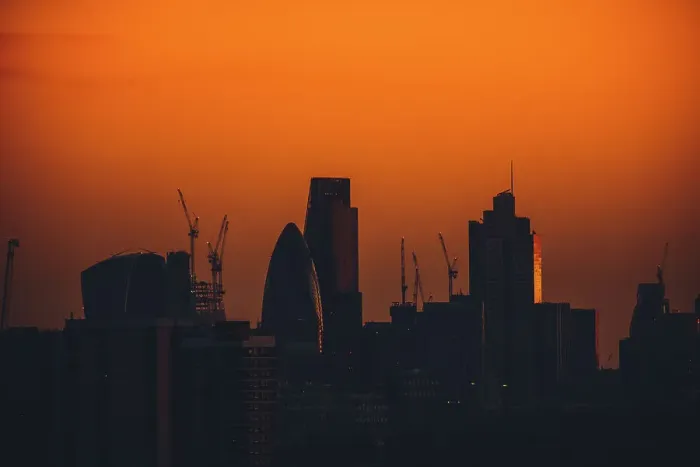 Framed Print : London skyline silhouette Framed Print : London skyline silhouette