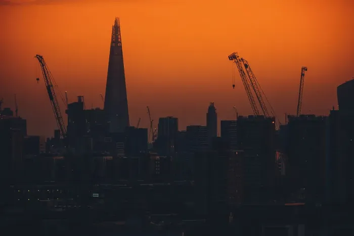 Framed Print : London Skyline Silhouette Framed Print : London Skyline Silhouette