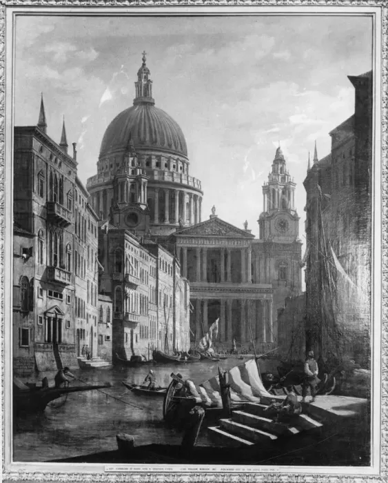 Framed Print : London In Venice Framed Print : London In Venice