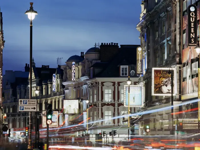 Framed Print : Londons Shaftesbury Avenue at dusk Framed Print : Londons Shaftesbury Avenue at dusk