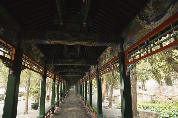 Long Corridor at Summer Palace, Beijing, China