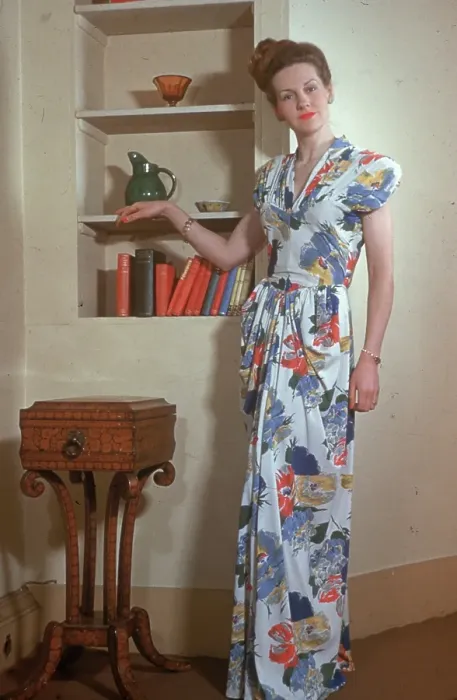 Framed Print : Long Cotton Dress Framed Print : Long Cotton Dress