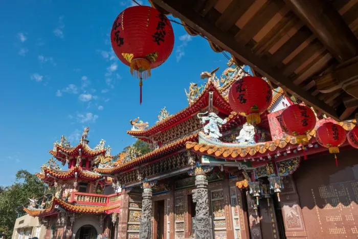 Framed Print : Long Fong temple at Sun Moon lake Framed Print : Long Fong temple at Sun Moon lake