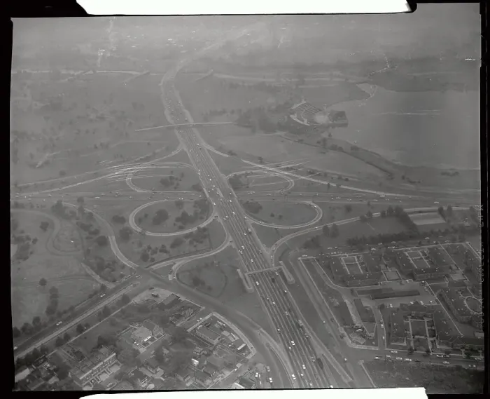 Framed Print : Long Island Traffic Approaching New York Framed Print : Long Island Traffic Approaching New York