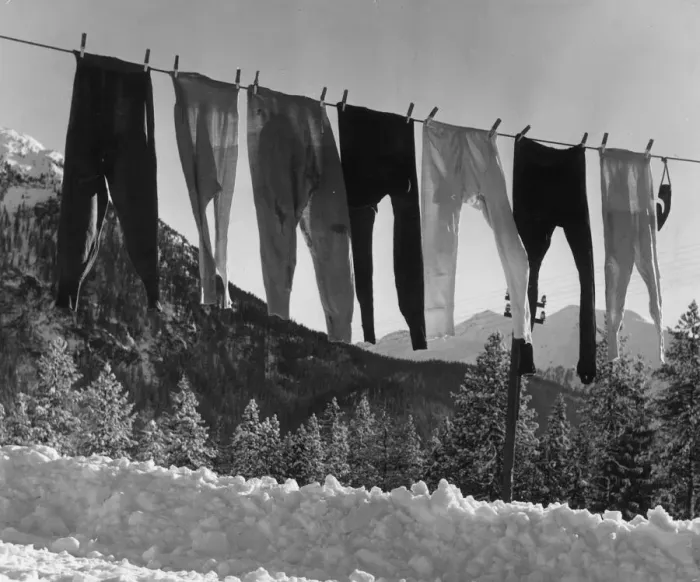 Framed Print : Long Johns; Seven Girls Go Out To Ski Framed Print : Long Johns; Seven Girls Go Out To Ski
