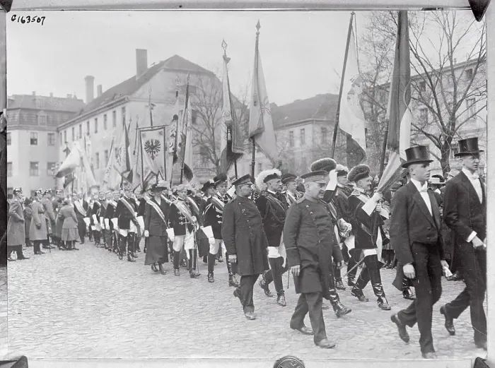 Framed Print : Long Line of Students Marching Framed Print : Long Line of Students Marching