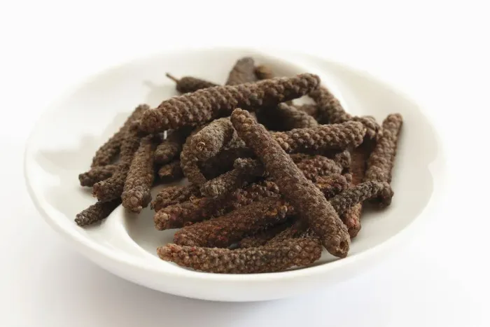 Framed Print : Long pepper in a small porcelain bowl Framed Print : Long pepper in a small porcelain bowl