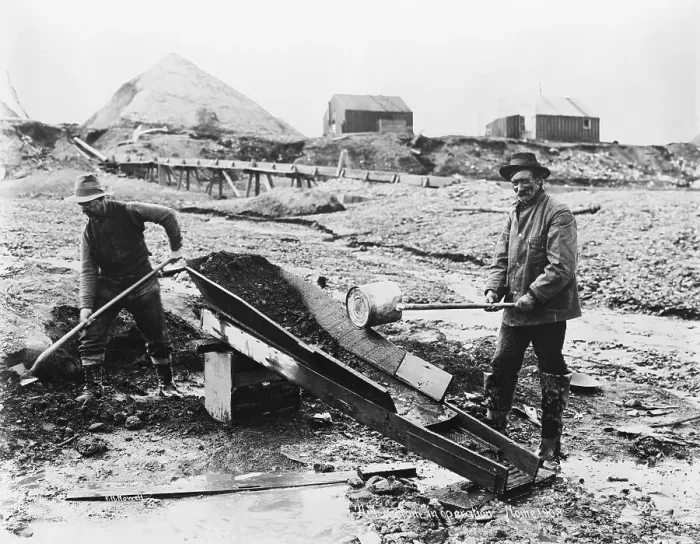 Framed Print : Long Tom; Tool For Gold Sifting Framed Print : Long Tom; Tool For Gold Sifting