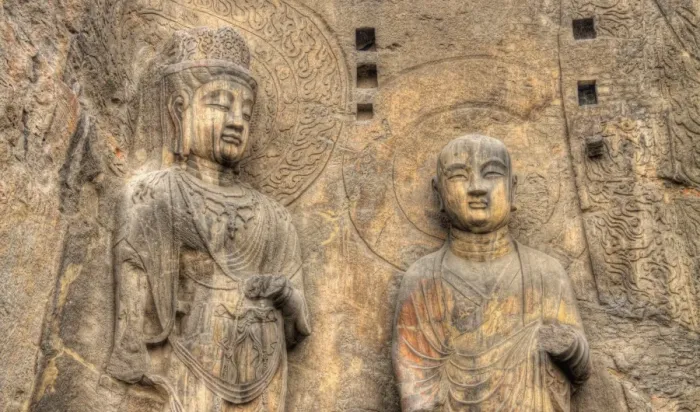 Framed Print : longmen grottoes Framed Print : longmen grottoes