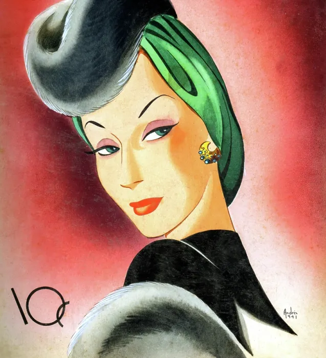 Framed Print : The Look. Cover to Carteles magazine by Andres Garcia Benitez (1916-1981) Framed Print : The Look. Cover to Carteles magazine by Andres Garcia Benitez (1916-1981)