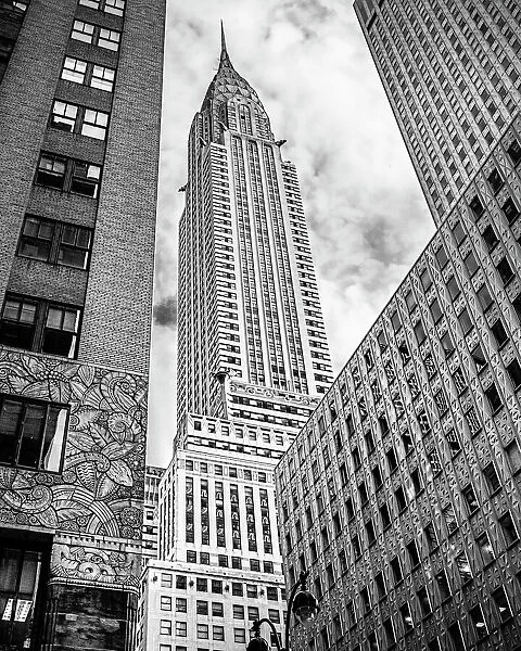 Looking up at the Chrysler Building