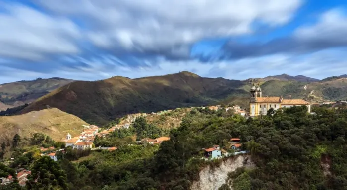 Framed Print : Looking at the hills of Ouro Preto, Minas Gerais Framed Print : Looking at the hills of Ouro Preto, Minas Gerais