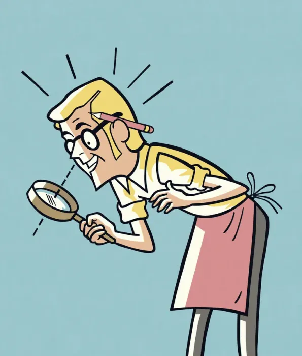 Framed Print : Looking Through a Magnifying Glass Framed Print : Looking Through a Magnifying Glass