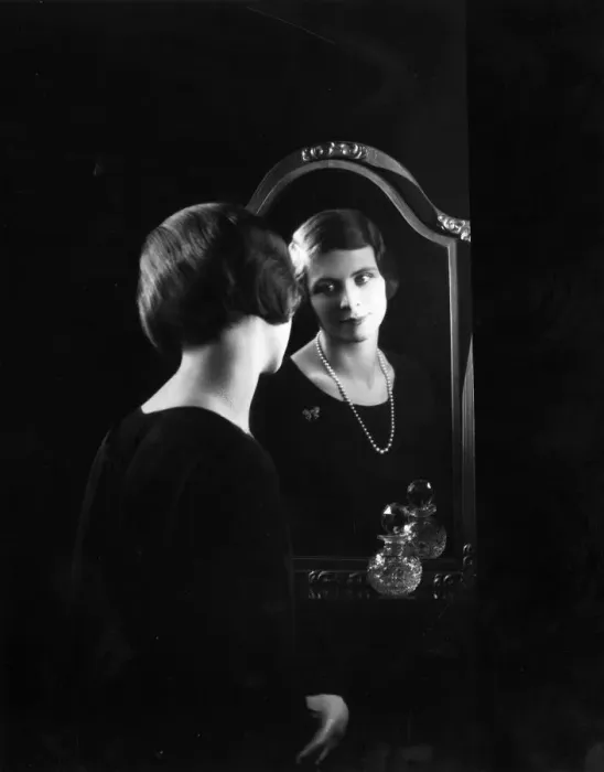 Framed Print : Looking At Reflection