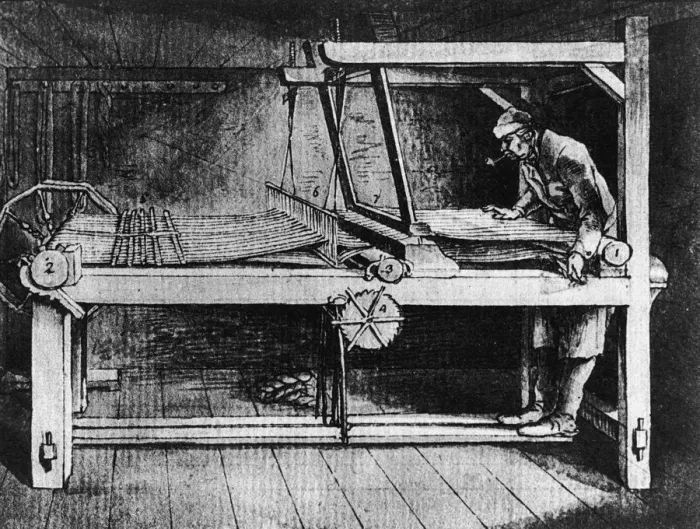 Framed Print : Loom Worker Framed Print : Loom Worker