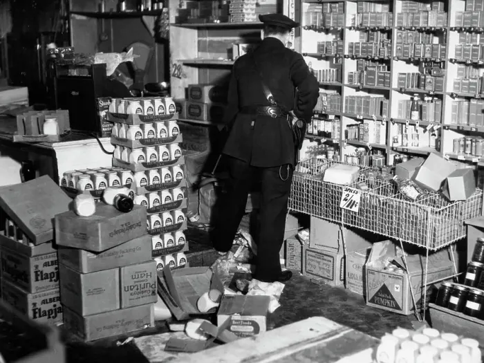 Framed Print : Looted Grocery Store Framed Print : Looted Grocery Store