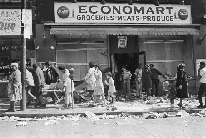 Framed Print : Looting Following MLK's Assassination Framed Print : Looting Following MLK's Assassination