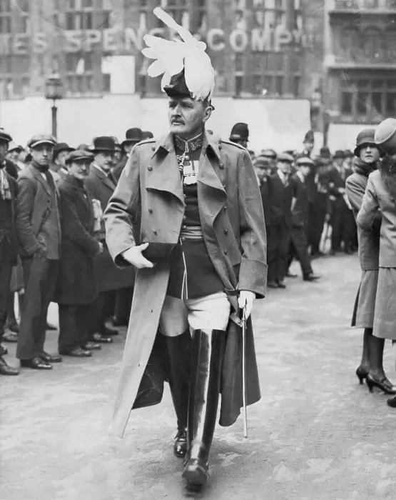 Framed Print : Lord Edmund Allenby Walking In Uniform Framed Print : Lord Edmund Allenby Walking In Uniform