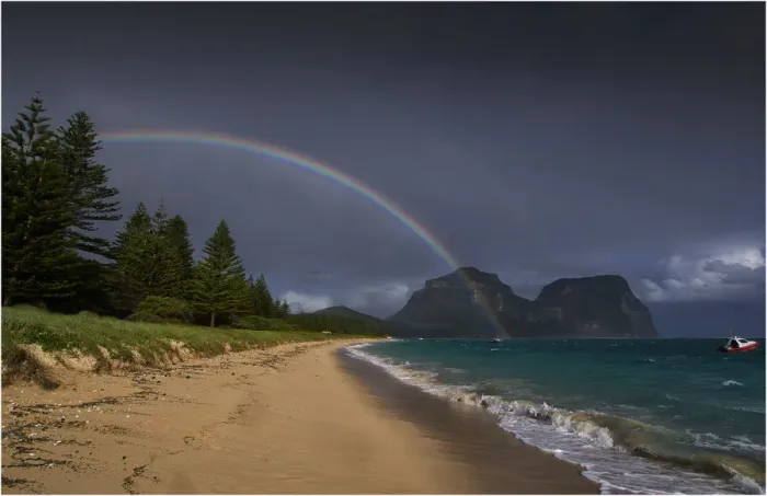 Framed Print : Lord Howe Island, majestic and scenically wonderful, is part of New South Wales, Australia