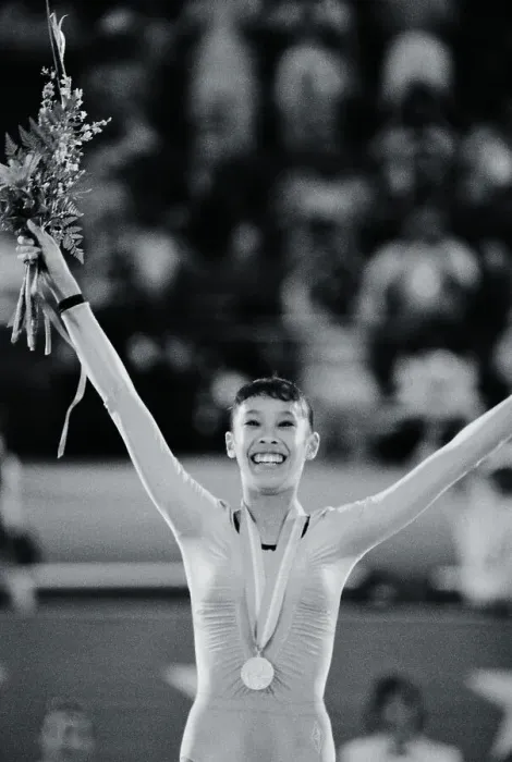 Framed Print : Lori Fung Smiling and Celebrating Framed Print : Lori Fung Smiling and Celebrating