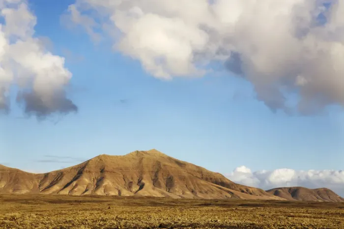 Framed Print : The Los Ajaches mountains near Playa Blanca, Lanzarote, Canary Islands, Spain, Europe