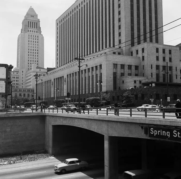 Framed Print : Los Angeles In The 1950's Framed Print : Los Angeles In The 1950's