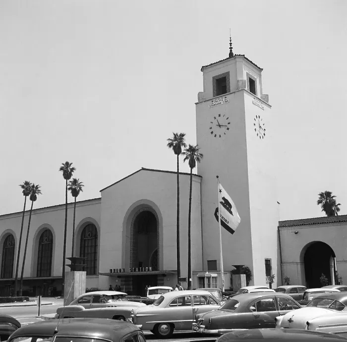 Framed Print : Los Angeles In The 1950's Framed Print : Los Angeles In The 1950's