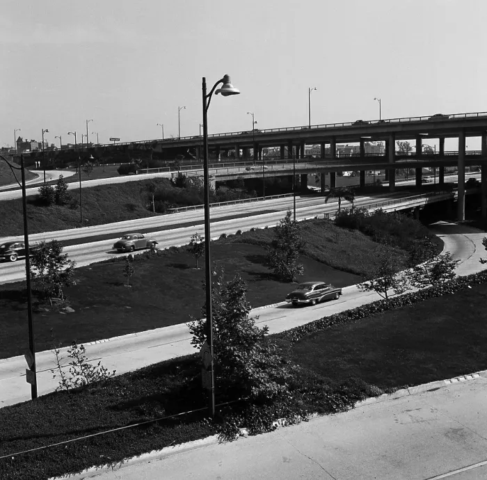 Framed Print : Los Angeles In The 1950's Framed Print : Los Angeles In The 1950's