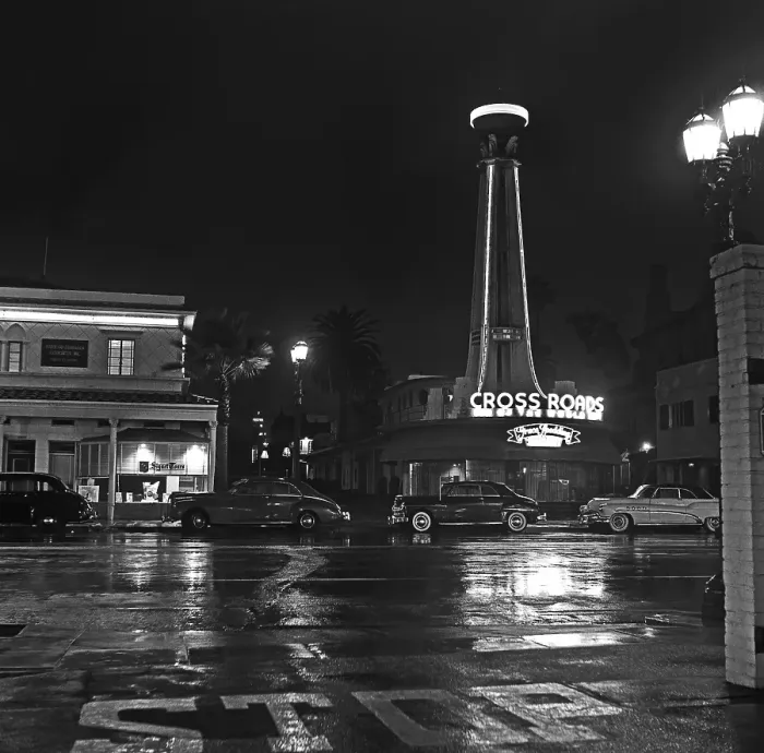 Framed Print : Los Angeles In The Rain Framed Print : Los Angeles In The Rain