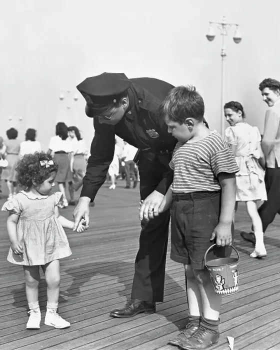 Framed Print : Lost Children at Coney Island Framed Print : Lost Children at Coney Island