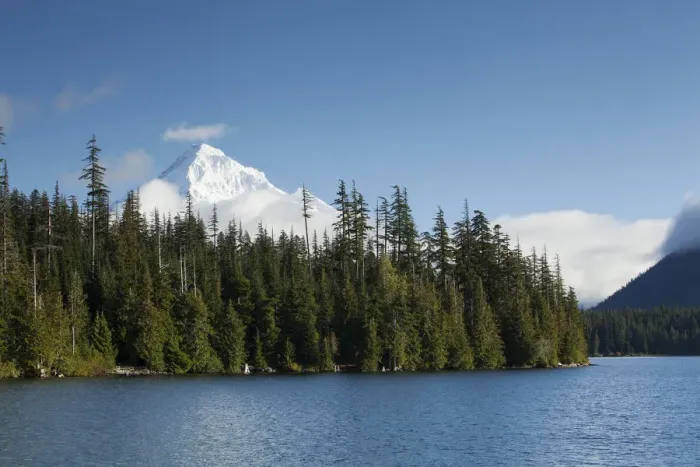 Framed Print : Lost Lake with Mount Hood, Hood River, Oregon, United States Framed Print : Lost Lake with Mount Hood, Hood River, Oregon, United States