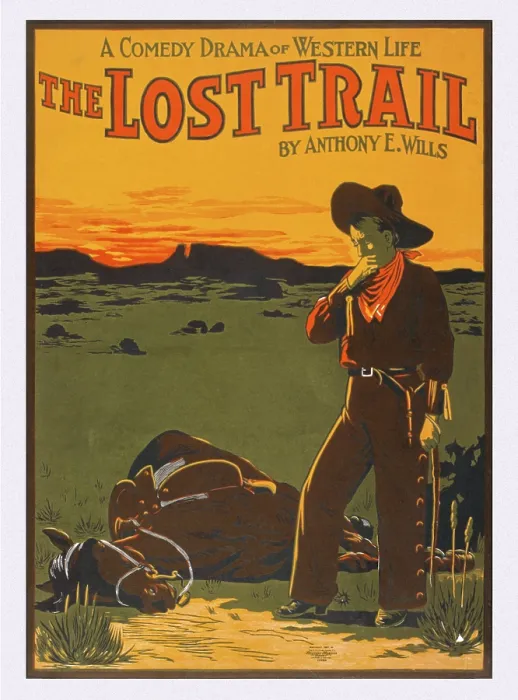 Framed Print : The Lost Trail