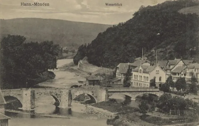Framed Print : Lot at the Werra in Hannoversch Muenden, Hann. Muenden, Lower Saxony, Germany, postcard with text, view around ca 1910, historical, digital reproduction of a historical postcard, public domain, from that time, exact date unknown Framed Print : Lot at the Werra in Hannoversch Muenden, Hann. Muenden, Lower Saxony, Germany, postcard with text, view around ca 1910, historical, digital reproduction of a historical postcard, public domain, from that time, exact date unknown