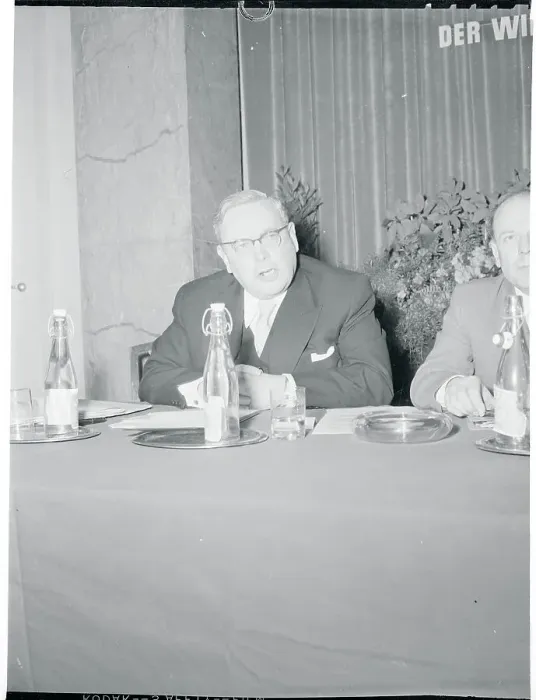 Framed Print : Lothar Bolz Sitting at a Table Framed Print : Lothar Bolz Sitting at a Table