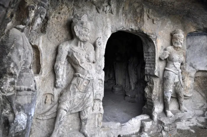 Framed Print : Lotus Cave of Longmen Grottoes Luoyang Framed Print : Lotus Cave of Longmen Grottoes Luoyang
