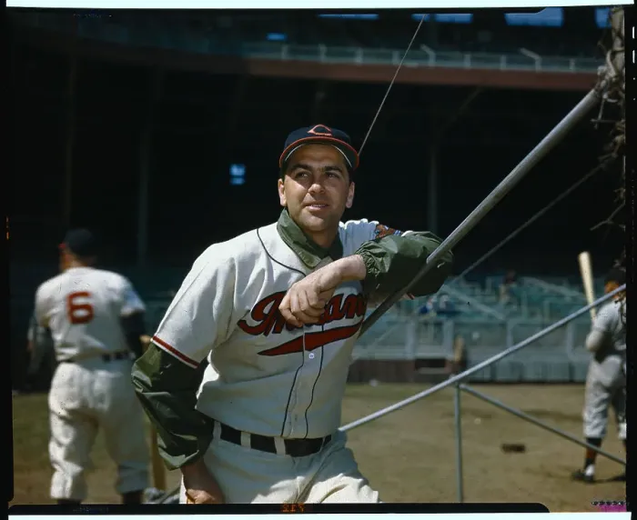 Framed Print : Lou Boudreau Posing on Baseball Field Framed Print : Lou Boudreau Posing on Baseball Field
