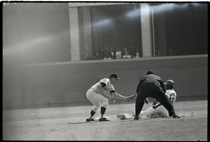 Framed Print : Lou Brock Tagged Out At Second Base Framed Print : Lou Brock Tagged Out At Second Base