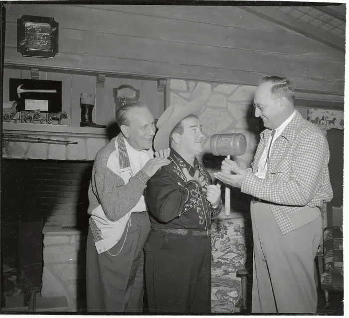 Framed Print : Lou Costello Being Named Honorary Mayor Framed Print : Lou Costello Being Named Honorary Mayor