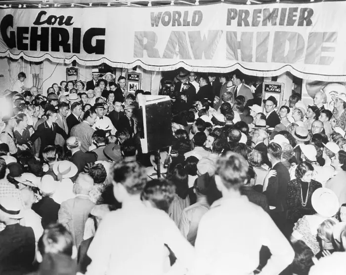 Framed Print : Lou Gehrig Being Mobbed by Fans Framed Print : Lou Gehrig Being Mobbed by Fans