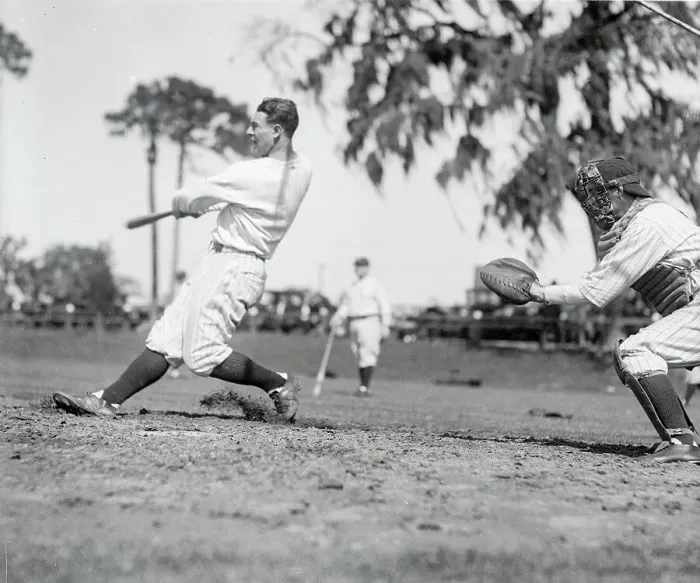 Framed Print : Lou Gehrig During Spring Training Framed Print : Lou Gehrig During Spring Training