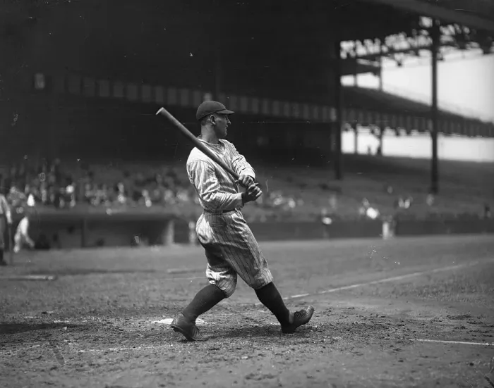Framed Print : Lou Gehrig Swinging at the Plate Framed Print : Lou Gehrig Swinging at the Plate
