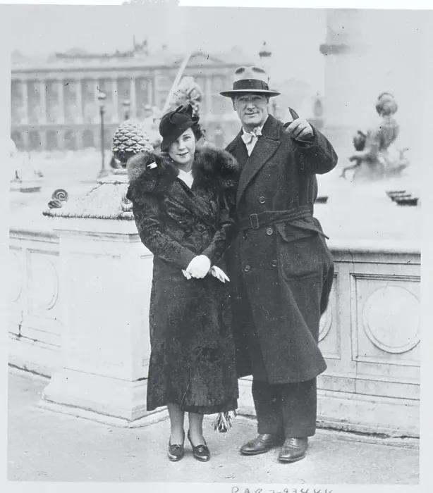 Framed Print : Lou Gehrig and His Wife