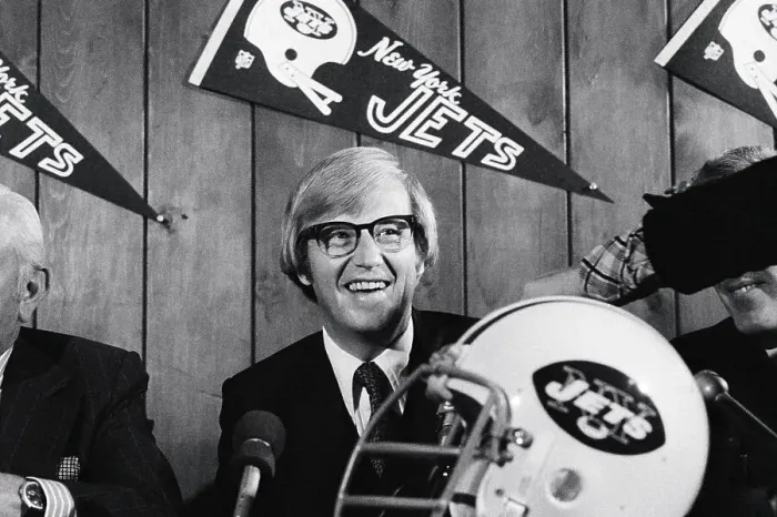 Framed Print : Lou Holtz Holding Football Framed Print : Lou Holtz Holding Football