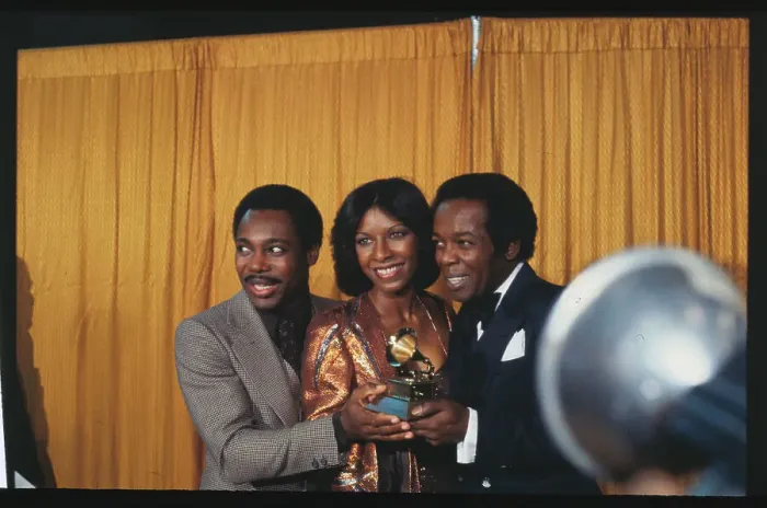 Framed Print : Lou Rawls Receiving Grammy Award Framed Print : Lou Rawls Receiving Grammy Award