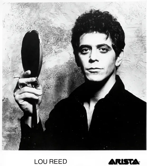 Framed Print : Lou Reed Portrait With Mirror Framed Print : Lou Reed Portrait With Mirror