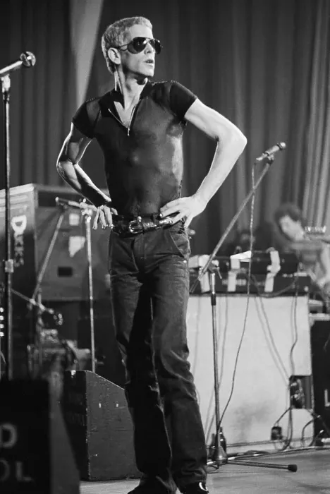 Framed Print : Lou Reed During Rock Concert In Brussels Framed Print : Lou Reed During Rock Concert In Brussels