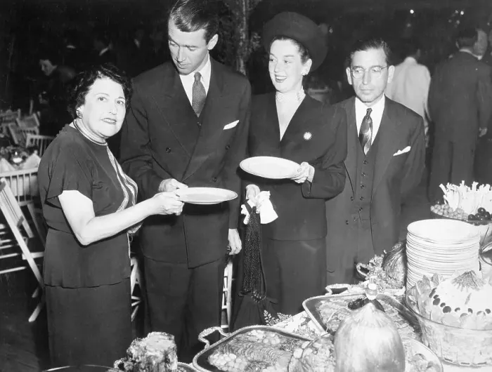 Framed Print : Louella Parsons, James Stewart, Rosalind Russell, George T. Delacort Framed Print : Louella Parsons, James Stewart, Rosalind Russell, George T. Delacort
