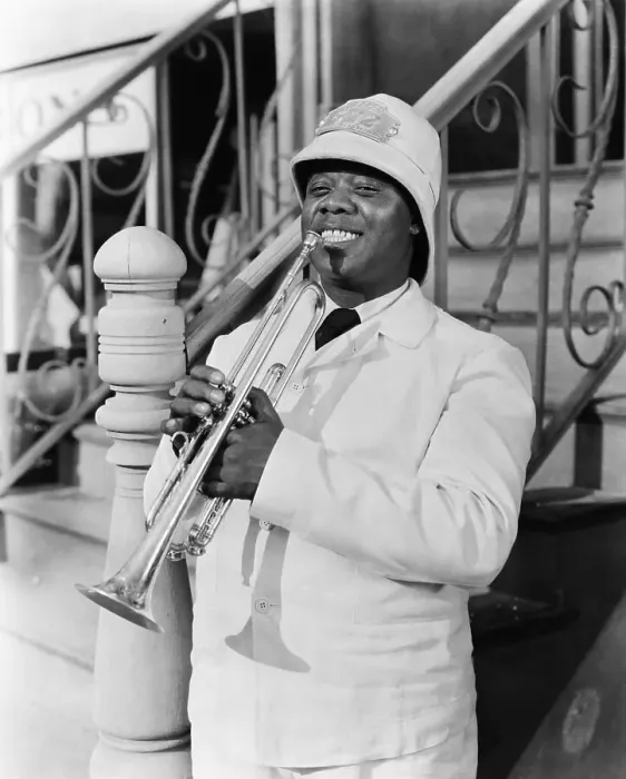 Framed Print : Louis Armstrong in Every Day's a Holiday Framed Print : Louis Armstrong in Every Day's a Holiday
