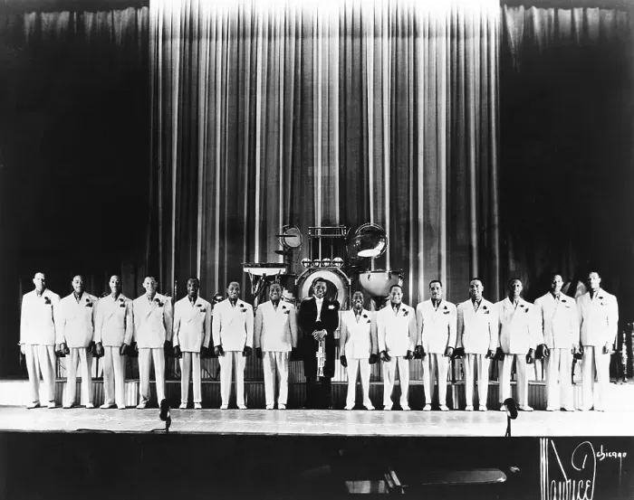 Framed Print : Louis Armstrong and His Orchestra
