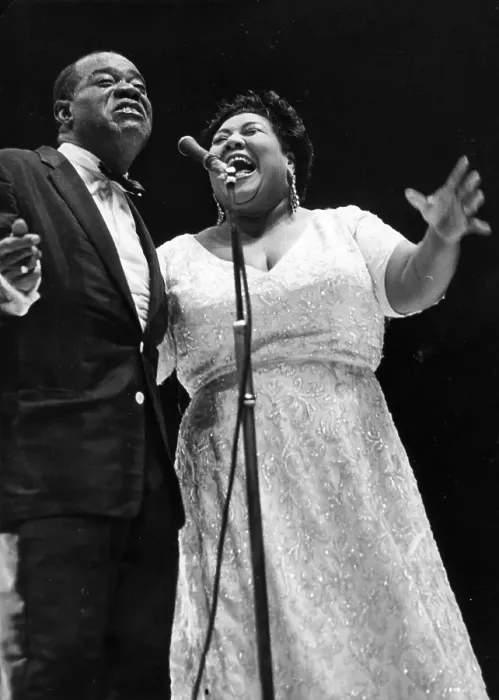 Framed Print : Louis Armstrong and Velma Middleton Framed Print : Louis Armstrong and Velma Middleton
